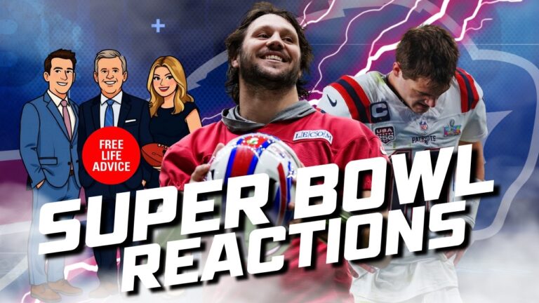 Reaction to Patriots bad Super Bowl loss, What it means for the Bills Life Advice!