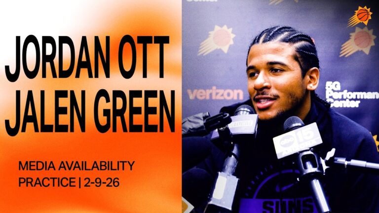 Phoenix Suns Practice Media Availability: Head Coach Jordan Ott and Jalen Green 2-9-26