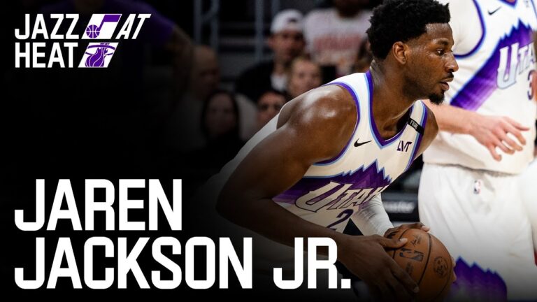 JJJ BUCKETS in MIAMI UTAH JAZZ