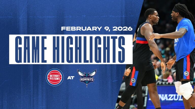 Detroit Pistons Snap Charlotte Hornets Win Streak with Road Victory Game Highlights 02.09.26