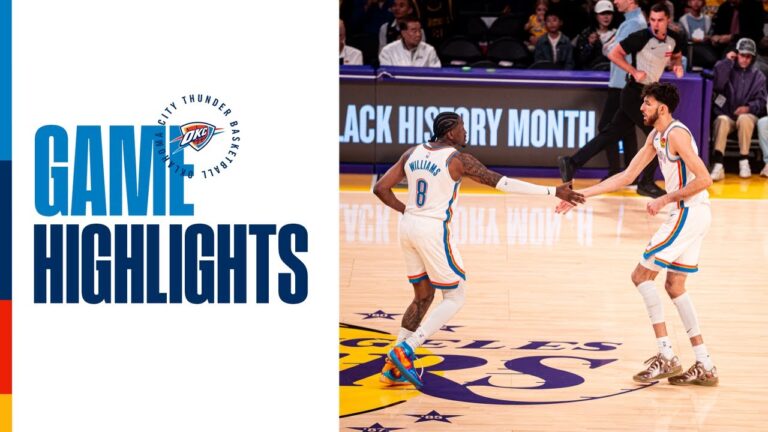 OKC Thunder vs Los Angeles Lakers Game Highlights February 9th, 2026