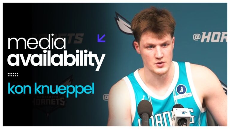 Hornets vs Pistons: Kon Knueppel Postgame Media Availability 2 9 2026