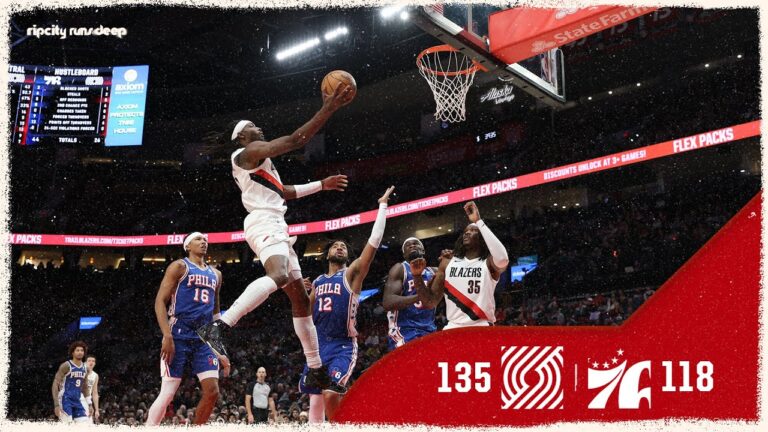 Portland Trail Blazers Put Up A Big Win vs Philadelphia 76ers February 9, 2026