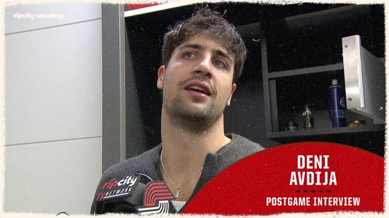 Deni Avdija On Ball Movement & Returning to the Court Trail Blazers vs 76ers February 9, 2026