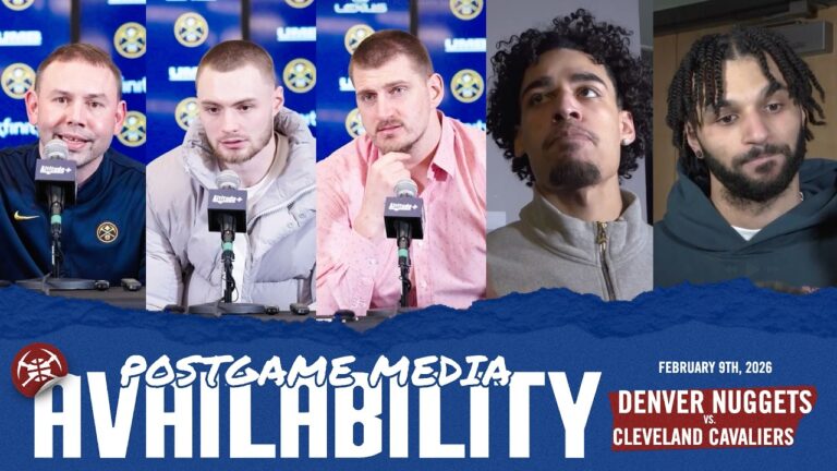 ALL Denver Nuggets Postgame Media vs. CLE
