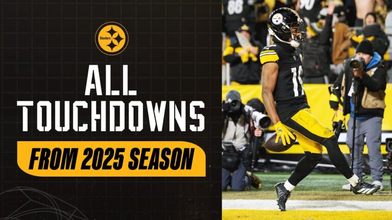 All Touchdowns from 2025 Season Pittsburgh Steelers