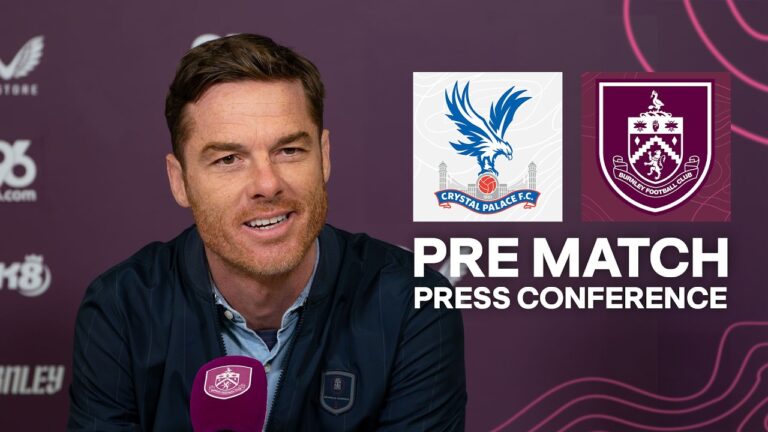 Scott Parker’s Press Conference Ahead Of Trip To South London PRESS Crystal Palace v Burnley