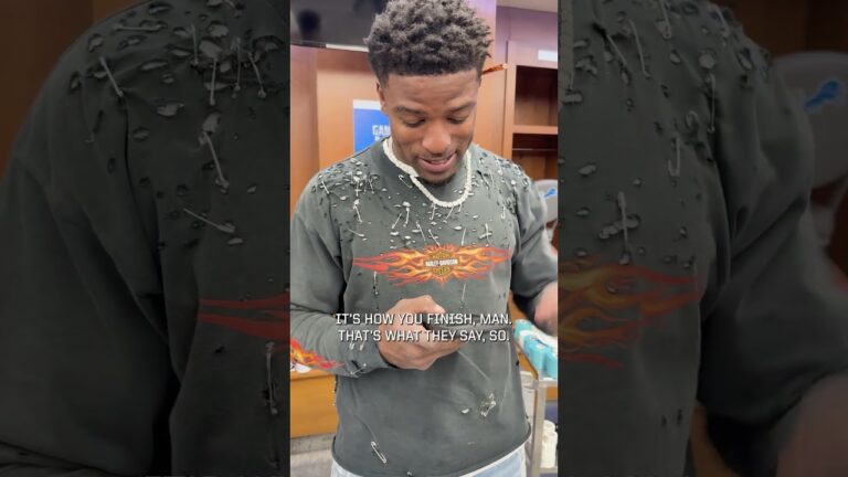 DJ Reed sealed the DUB Detroit Lions shorts