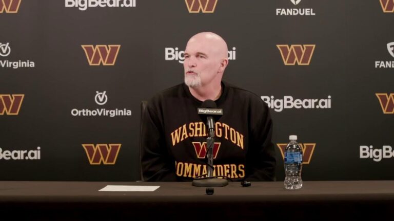 LIVE: HC Dan Quinn Speaks to the Media Washington Commanders