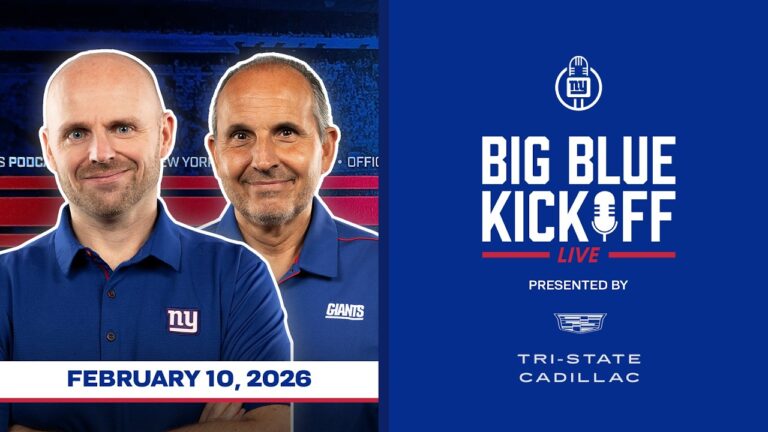 February 10, 2026 Big Blue Kickoff Live New York Giants