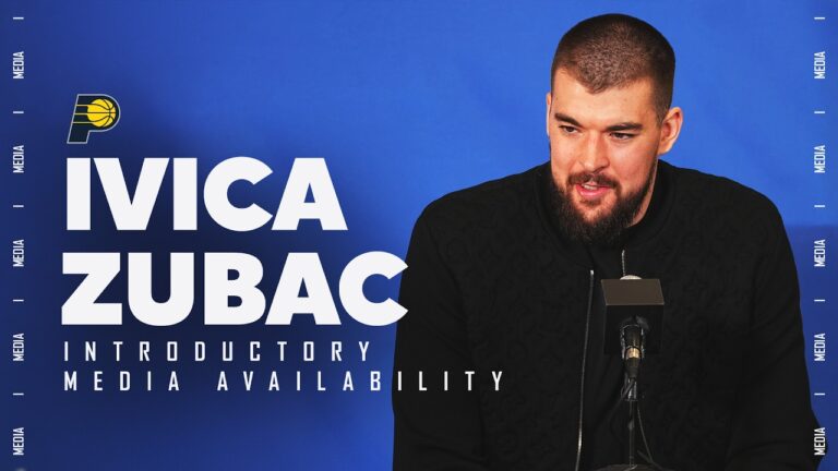 Ivica Zubac on New Teammates, What He Brings to Pacers Introductory Press Conference