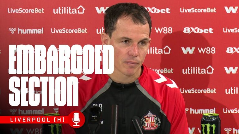 Liverpool Press Conference Embargoed Section