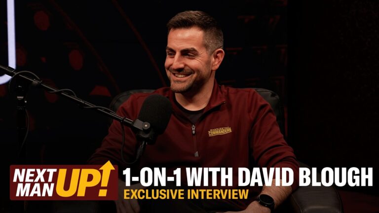 Exclusive sit-down interview with Commanders new Offensive Coordinator David Blough Next Man Up