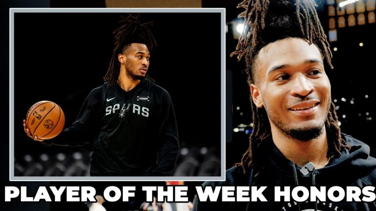 Stephon Castle on His First Ever NBA Player of the Week Award