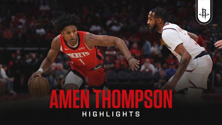 Amen Thompson (16 points) Highlights vs. LA Clippers