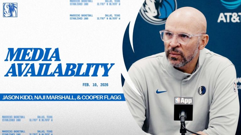 Jason Kidd, Naji Marshall, & Cooper Flagg Post-Game Media Availability PHX 2 10 26