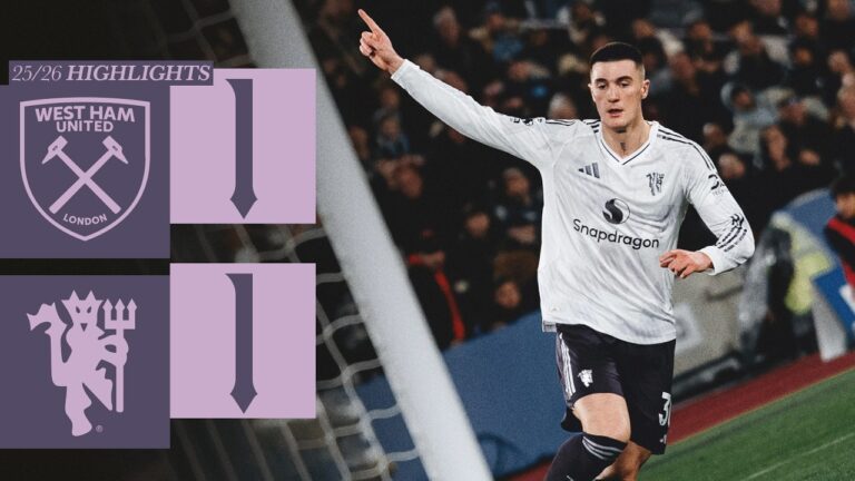 Sesko Levels It! West Ham v Man Utd Highlights