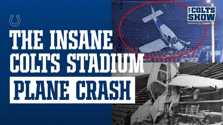 The time a PLANE CRASHED into the Colts’ stadium after a playoff game The Colts Show Podcast