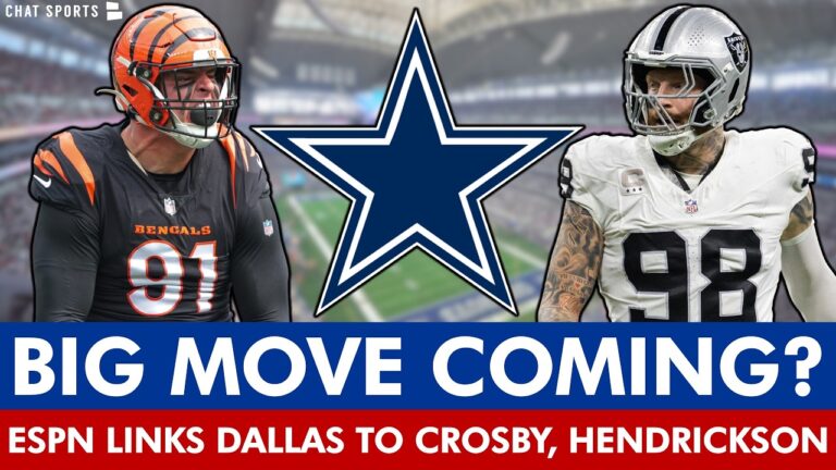 ESPN REPORT: Cowboys Linked To Maxx Crosby Trade & Trey Hendrickson Signing Cowboys Rumors