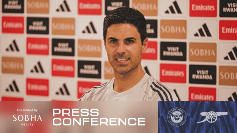PRESS CONFERENCE Mikel Arteta on Brentford Updates on Odegaard, Trossard & Saka