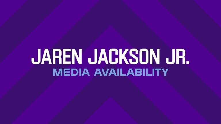 It’s been loud every time I’ve come here Jaren Jackson Jr. meets the media before SAC