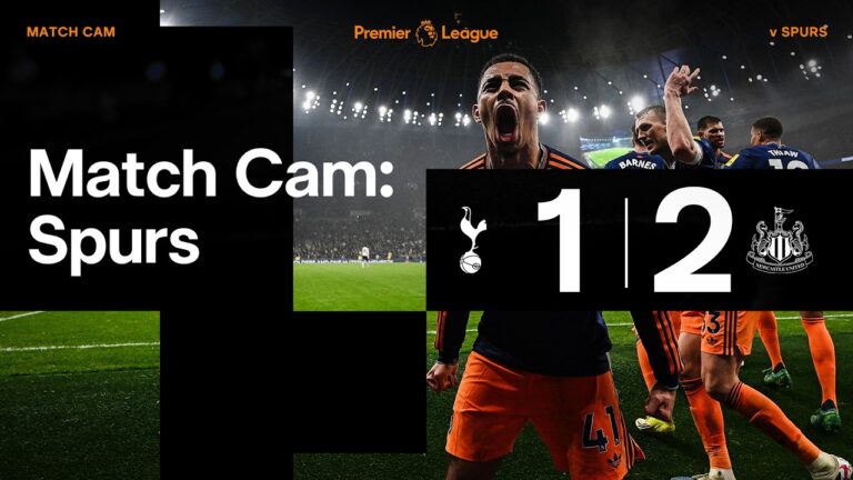 JACOB RAMSEY WINNER! Match Cam Tottenham Hotspur 1 Newcastle United 2