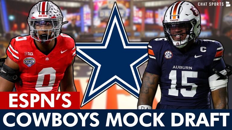 Cowboys Mock Draft From ESPNs Field Yates: REACTION To 2 Defenders Taken In Round 1