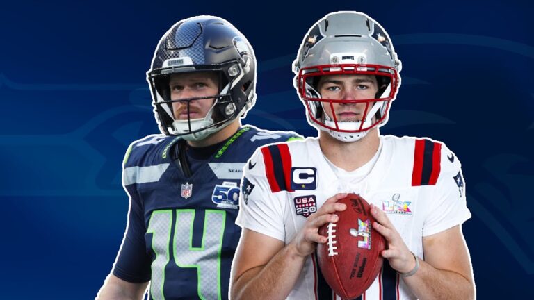 Previewing Drake Maye & the Patriots vs. Sam Darnold & the Seahawks in Super Bowl LX