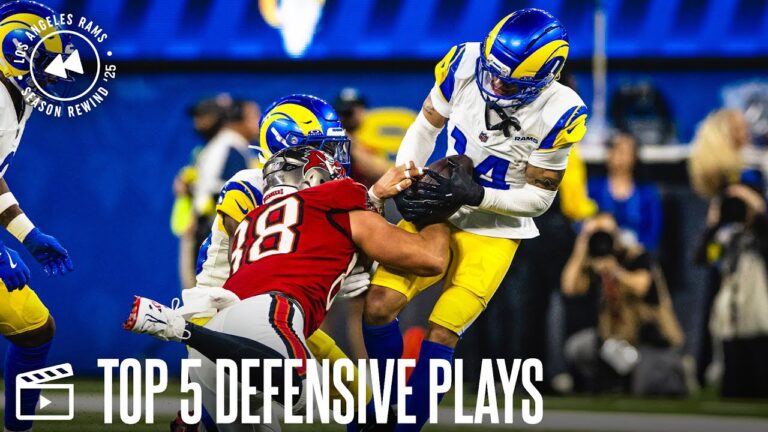Rams Top 5 Defensive Plays Of The 2025 Season