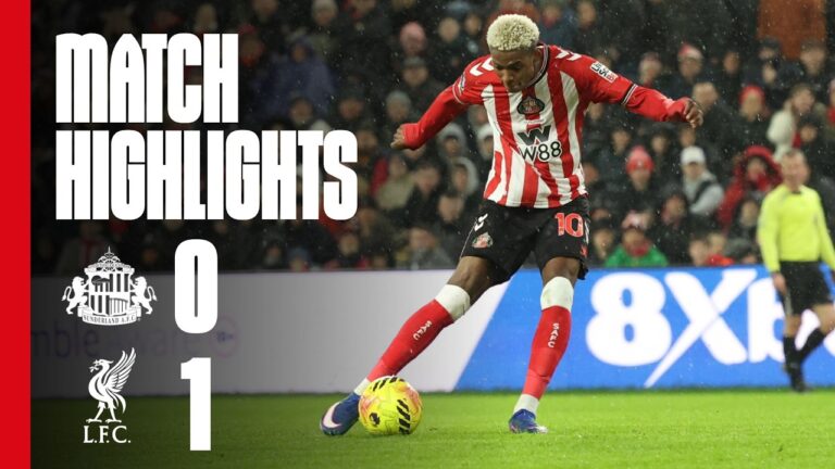 First Home Defeat Of The Season Sunderland AFC 0 – 1 Liverpool Premier League Highlights