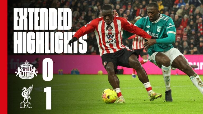 Extended Premier League Highlights Sunderland AFC 0 – 1 Liverpool FC