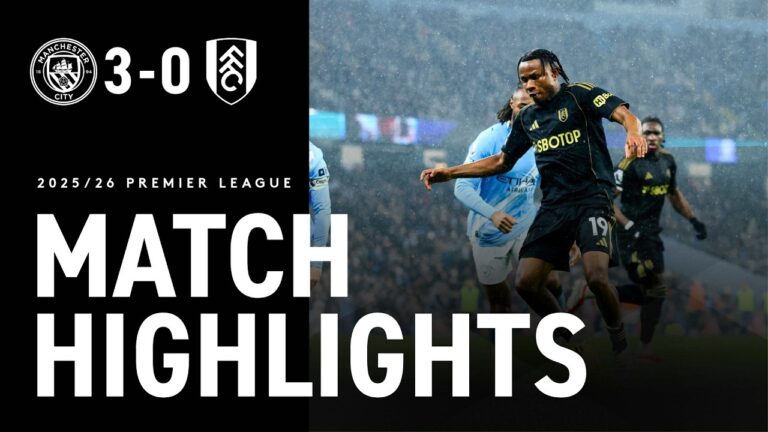 Defeat On The Road First Half Strikes Sink The Difference Man City 3-0 Fulham