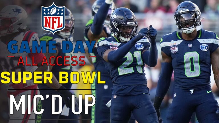 Super Bowl LX Mic’d Up! We need that ball fellasIm gonna get it Game Day All Access