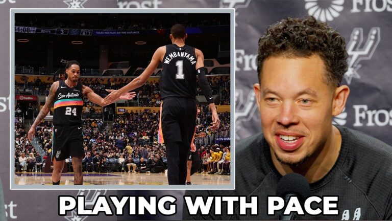 Mitch Johnson on Spurs Offense Picking Up with Pace