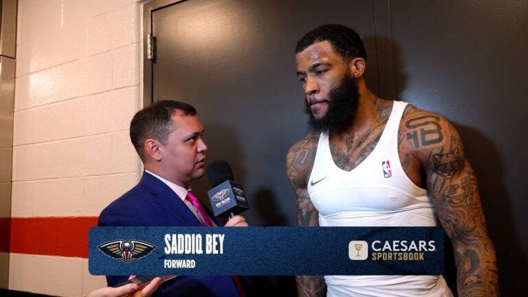 Saddiq Bey Pelicans-76ers Postgame 1 31 26