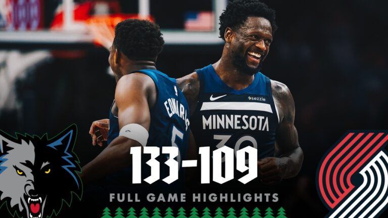 Minnesota Timberwolves Defeat The Portland Trail Blazers Before All Star Break 02.11.26