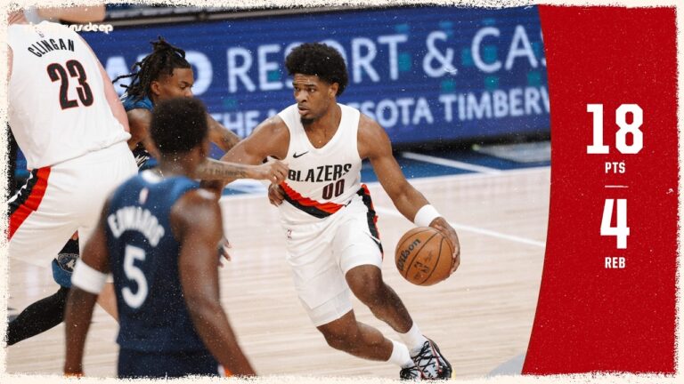Scoot Henderson Drops 18 Points, 5-8 FG Trail Blazers vs Timberwolves February 11, 2026