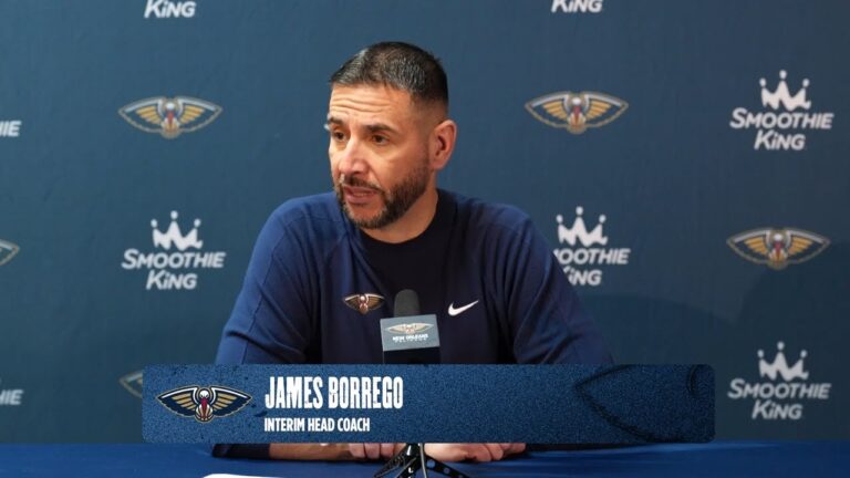 James Borrego Pelicans-Heat Postgame Interview 2 11 2026