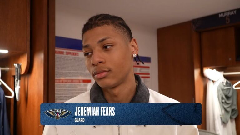 Jeremiah Fears Pelicans-Heat Postgame Interview 2 11 2026
