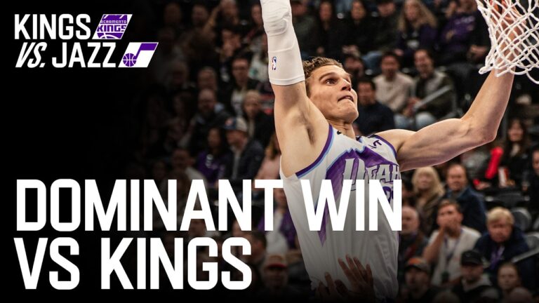 JJJ and Lauri BALL OUT in BLOW OUT WIN over KINGS UTAH JAZZ