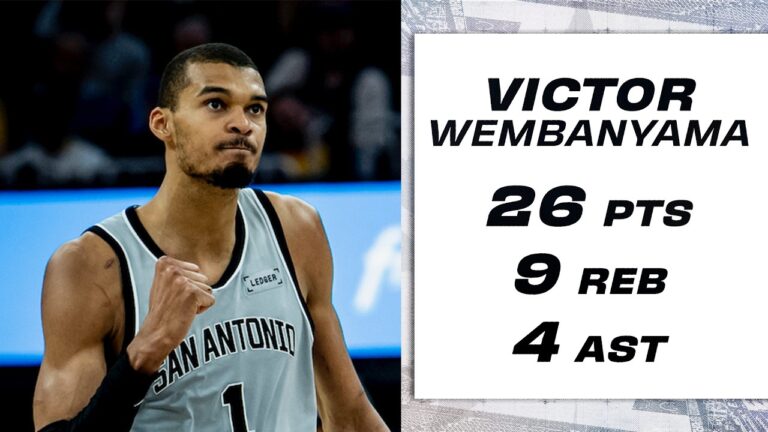 Victor Wembanyama Does a Little Bit of Everything in Spurs Win in The Bay