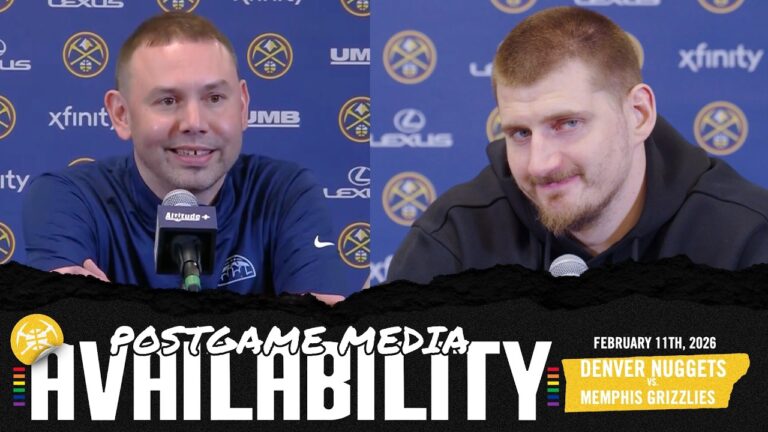 Denver Nuggets Postgame Media vs. MEM