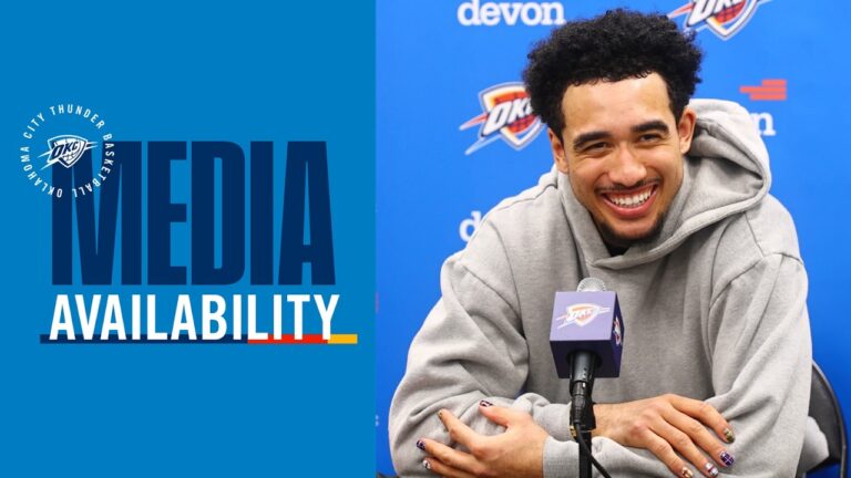 Jared McCain on integrating into the Thunder over the last week Postgame Media February 11, 2026