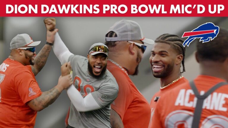 Dion Dawkins Mic’d Up For 2026 Pro Bowl Games With Shedeur Sanders & Jeffery Simmons Buffalo Bills
