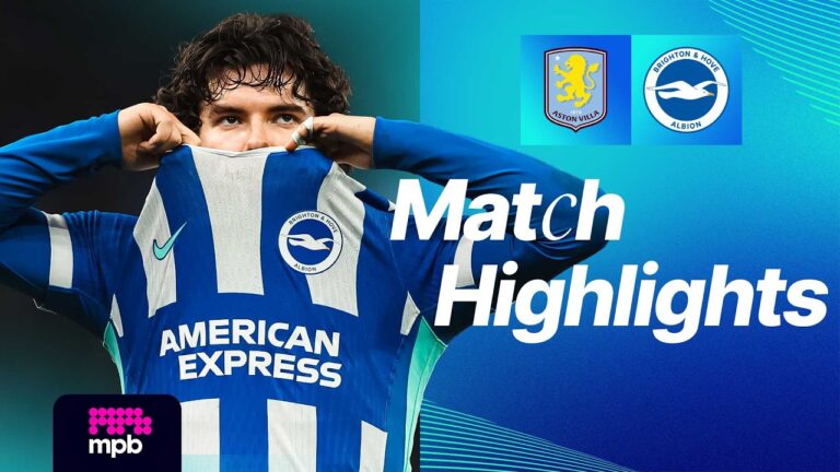 HIGHLIGHTS Aston Villa v Brighton Premier League