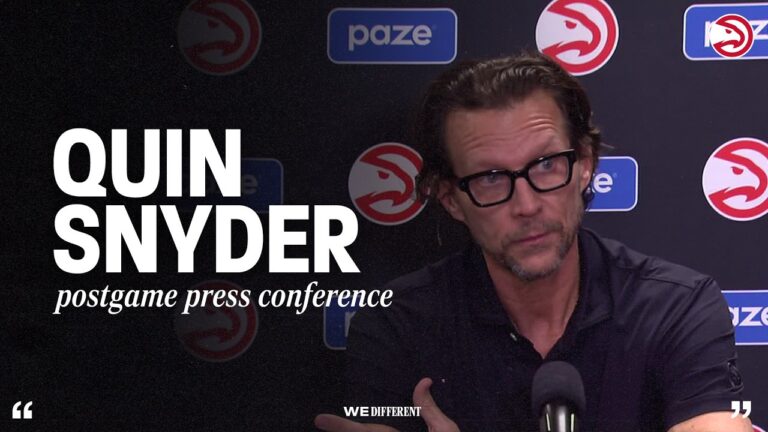 Hawks vs. Hornets Postgame Press Conference: Quin Snyder