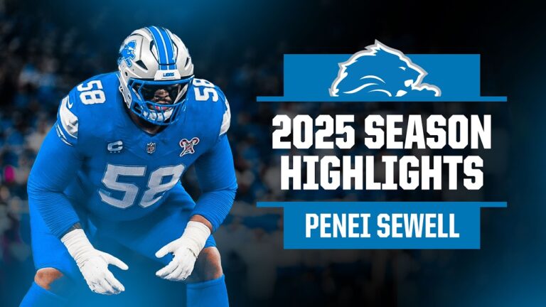 The best moments from Penei Sewell’s 2025 season Detroit Lions
