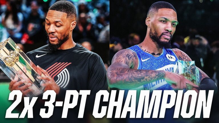 When Damian Lillard Won Back-to-Back 3-Point Contests