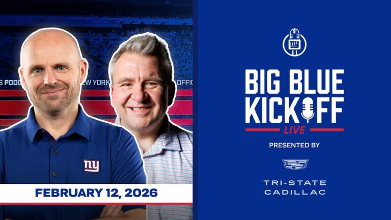 February 12, 2026 Big Blue Kickoff Live New York Giants