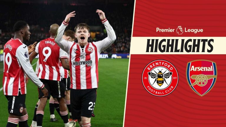 Keane Lewis-Potter lifts the roof off the Gtech! Brentford 1-1 Arsenal Premier League Highlights